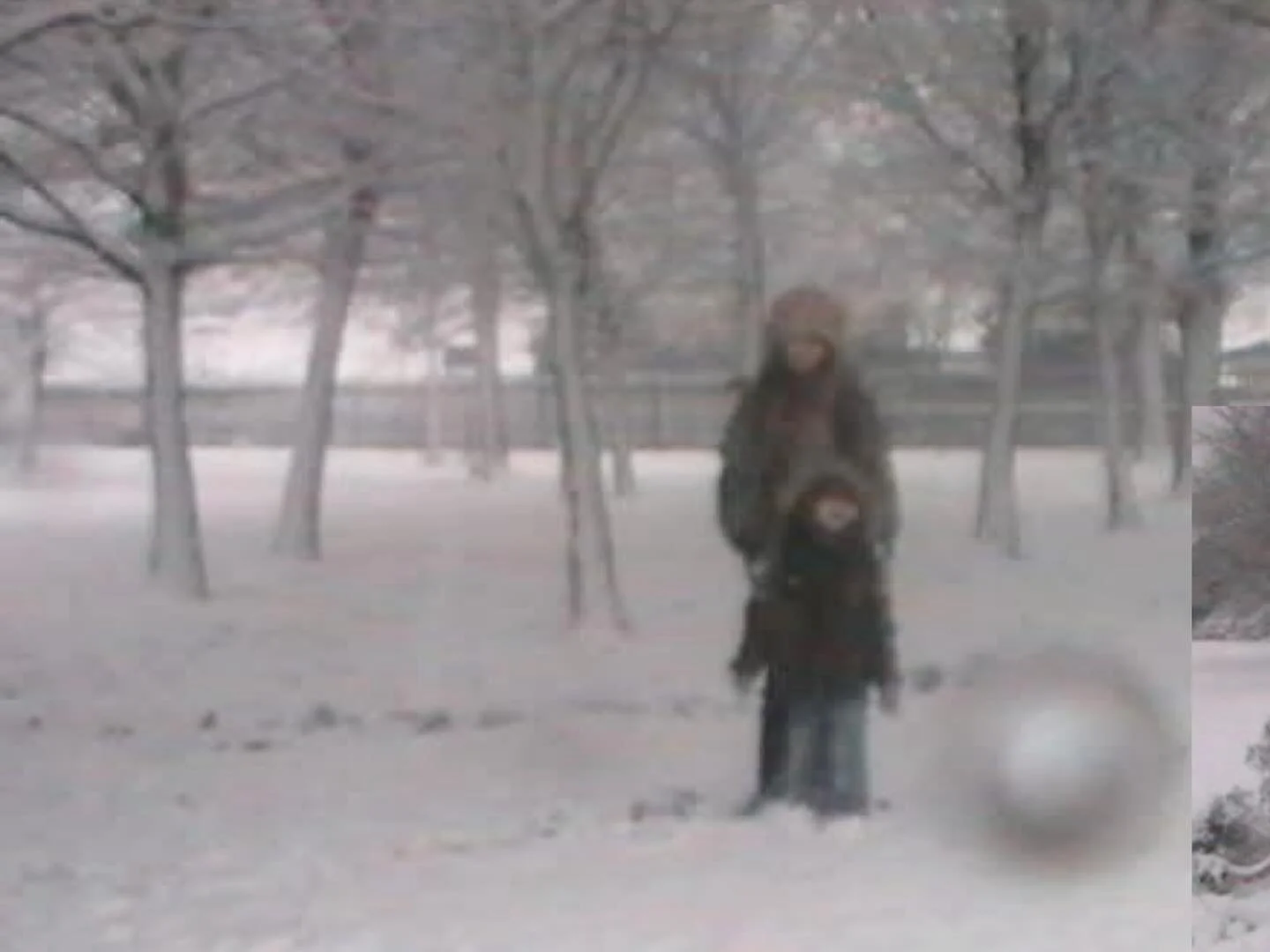 ON A SNOWY WINTERS DAY IN 2010: GUSSY, INEZ, OLLY &amp; CHLOE WALKED OUT THEIR FRONT DOOR AND CROSSED THE ROAD TO CLITTERHOUSE PLAYING FIELDS TO BUILD A SNOWMAN. HERE ARE SOME STILLS FROM THE VHS FAMILY VIDEO. NOW GUSSY &amp; FAMILY WORK TOGETHER AT 