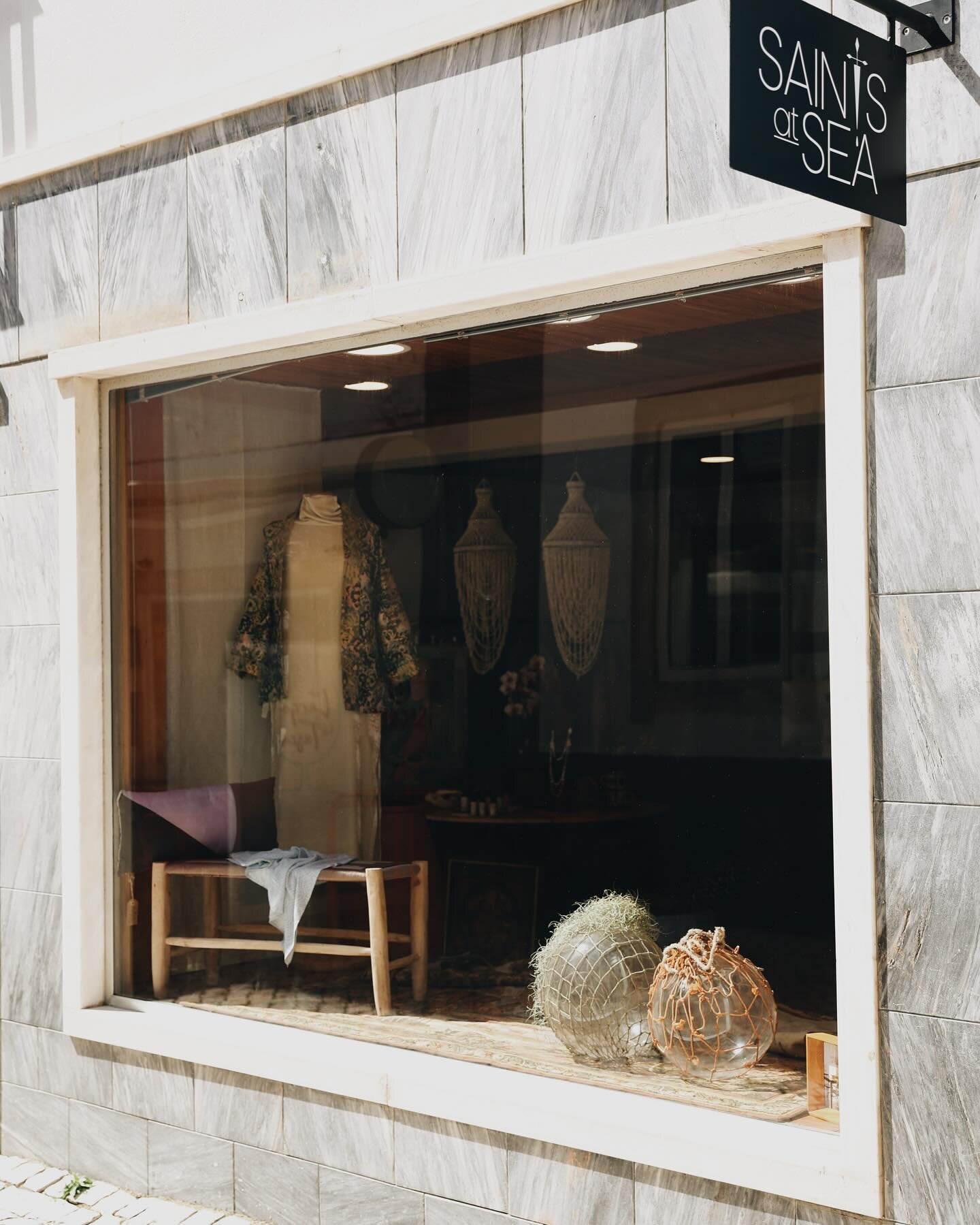 If you&rsquo;re in Ericeira, come check out our new shop featuring Saints at Sea&rsquo;s garments! We&rsquo;re just down the street from our homewear and interior design department (the Saints at Sea main store). Swing by and say hi!🌞