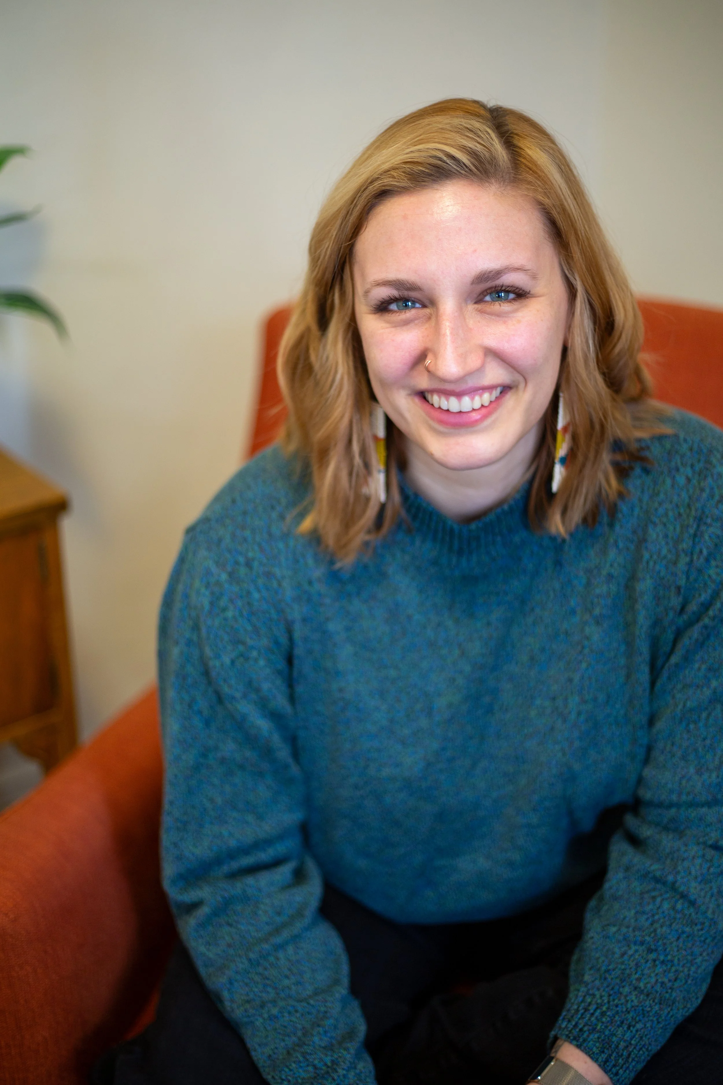 Genevieve Fuller, LMHC, Embodied EMDR therapist offering virtual trauma therapy across Massachusetts