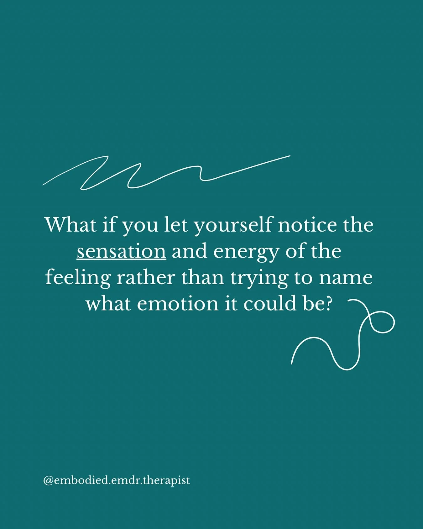 So often we rush to label what we&rsquo;re feeling&hellip; anxious, sad, angry, overwhelmed&hellip; when our body is already giving us the information we need.

What if instead of searching for the &ldquo;right&rdquo; emotion, you simply noticed the 
