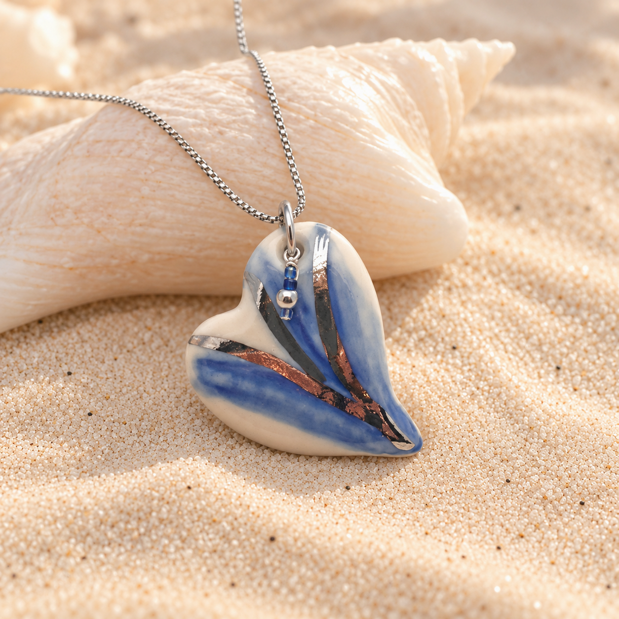 Tulip Heart Necklace