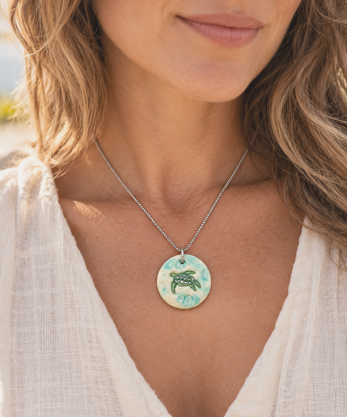 Sea Turtle Pendant in Sunlit Serenity.png