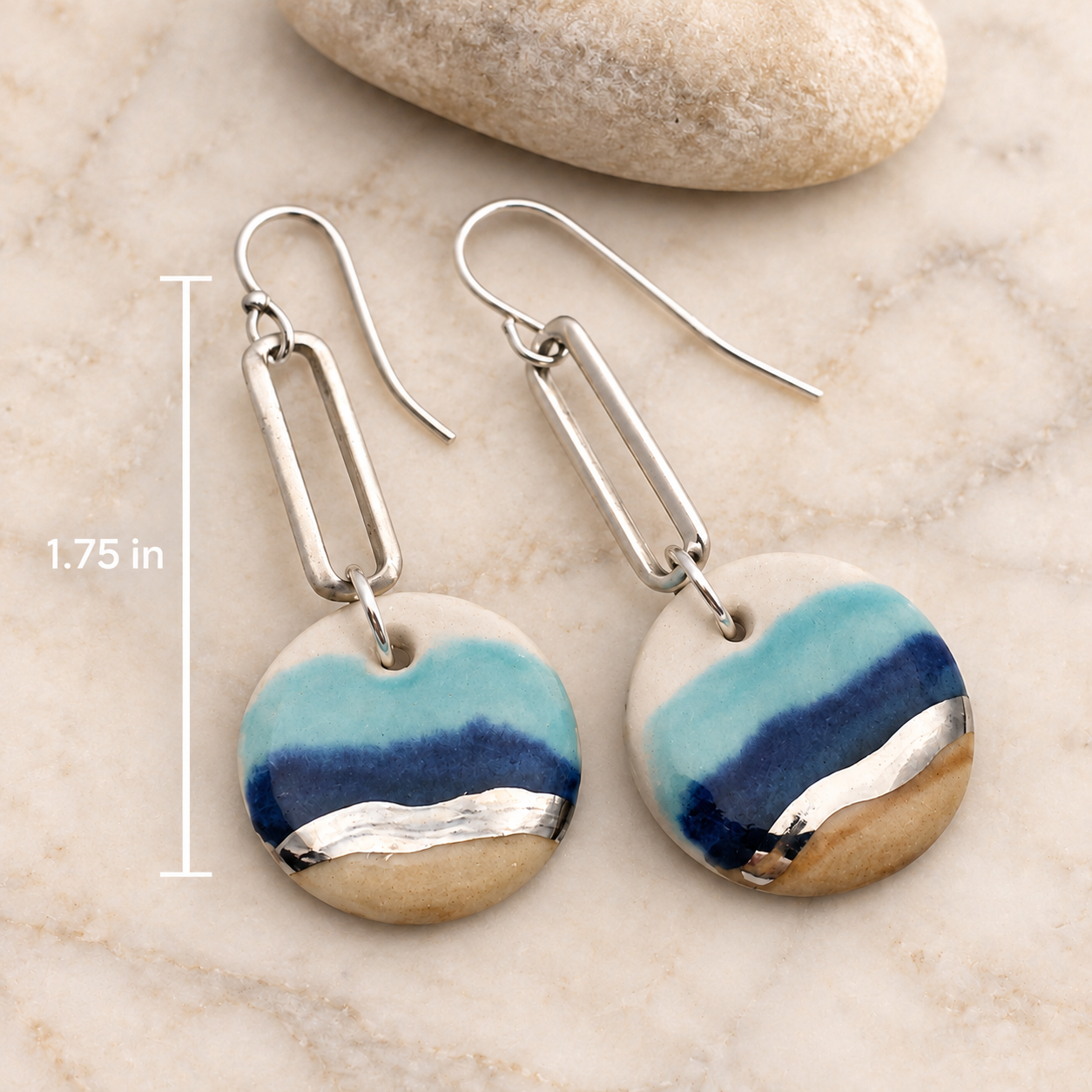 Ocean Tide Beach Earrings