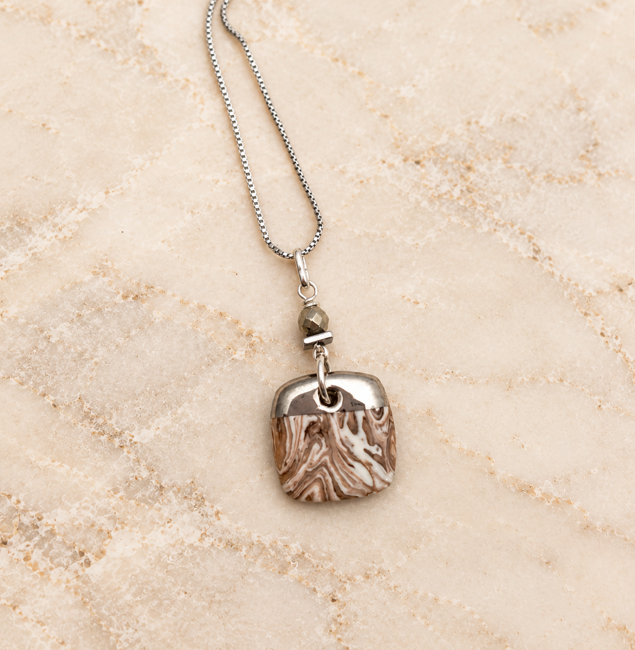 Mini Earthy Stone Necklace