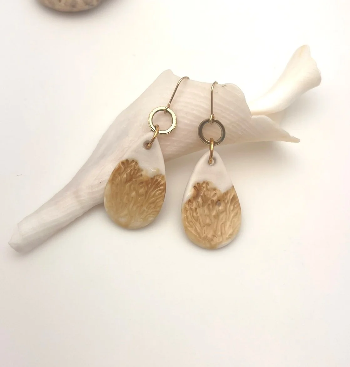 Earthy Wheat Grass Earrings