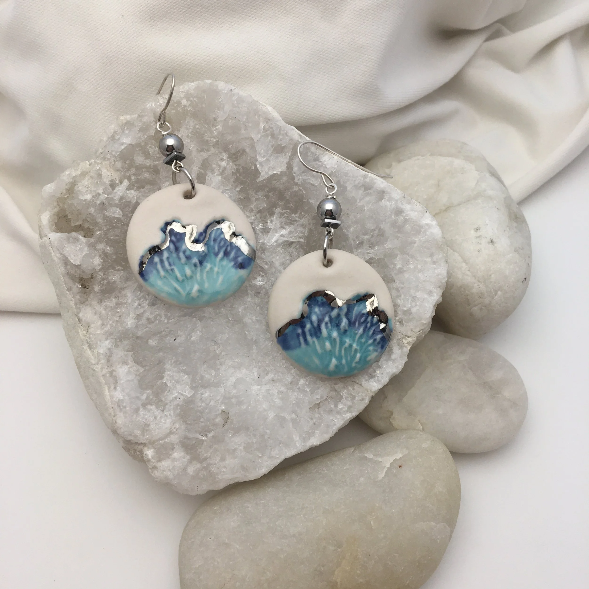 Ocean Elegance Coral Earrings