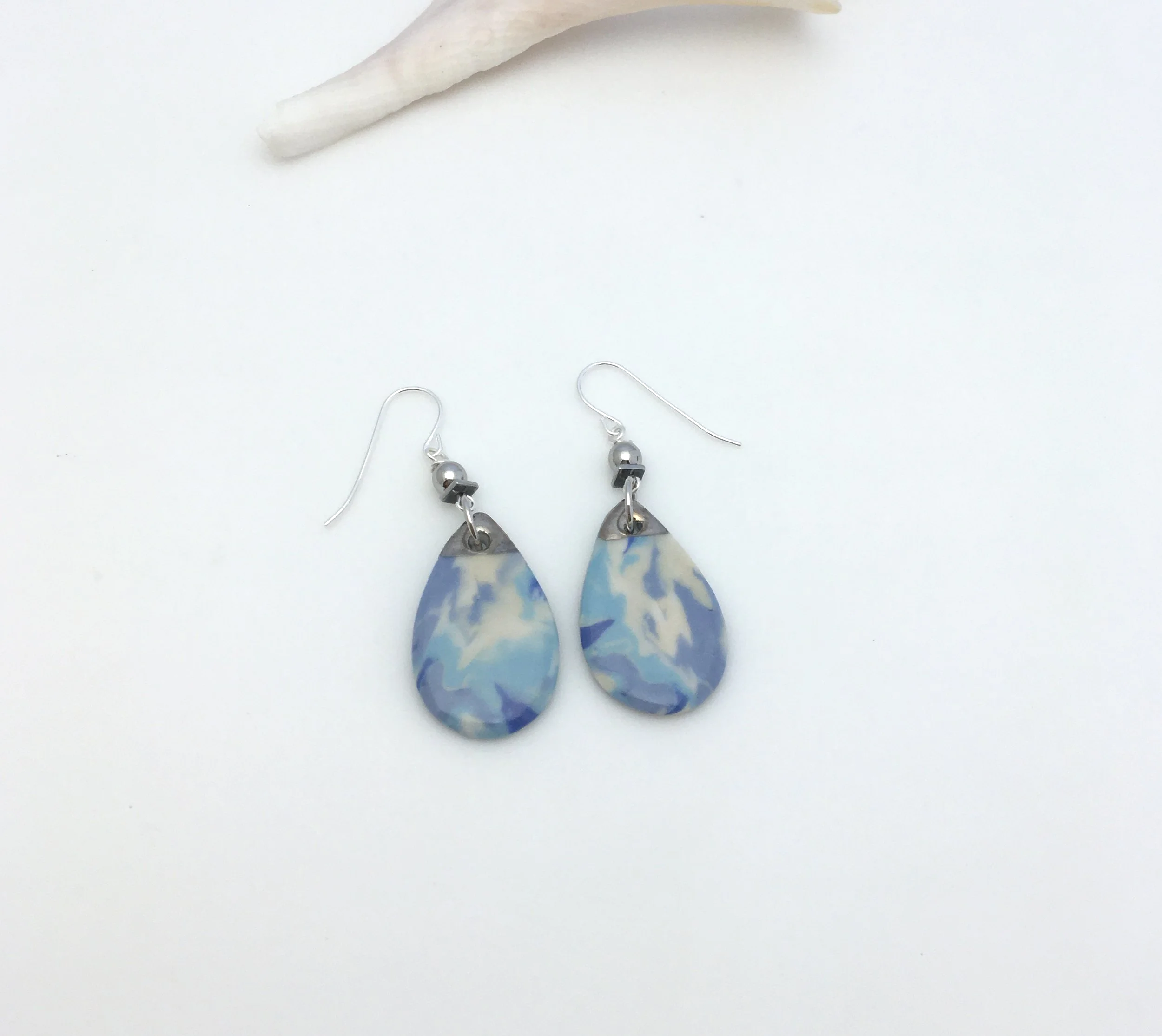 Oceanic Teardrop Earrings