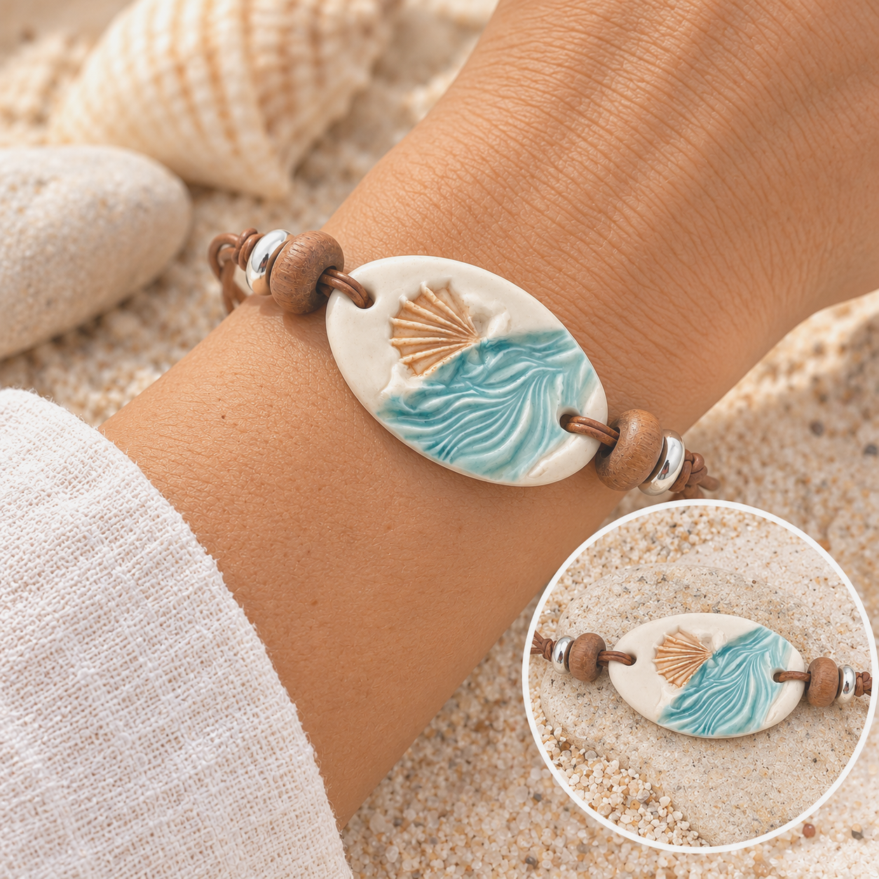 Beachy Ceramic Shell Bracelet.png