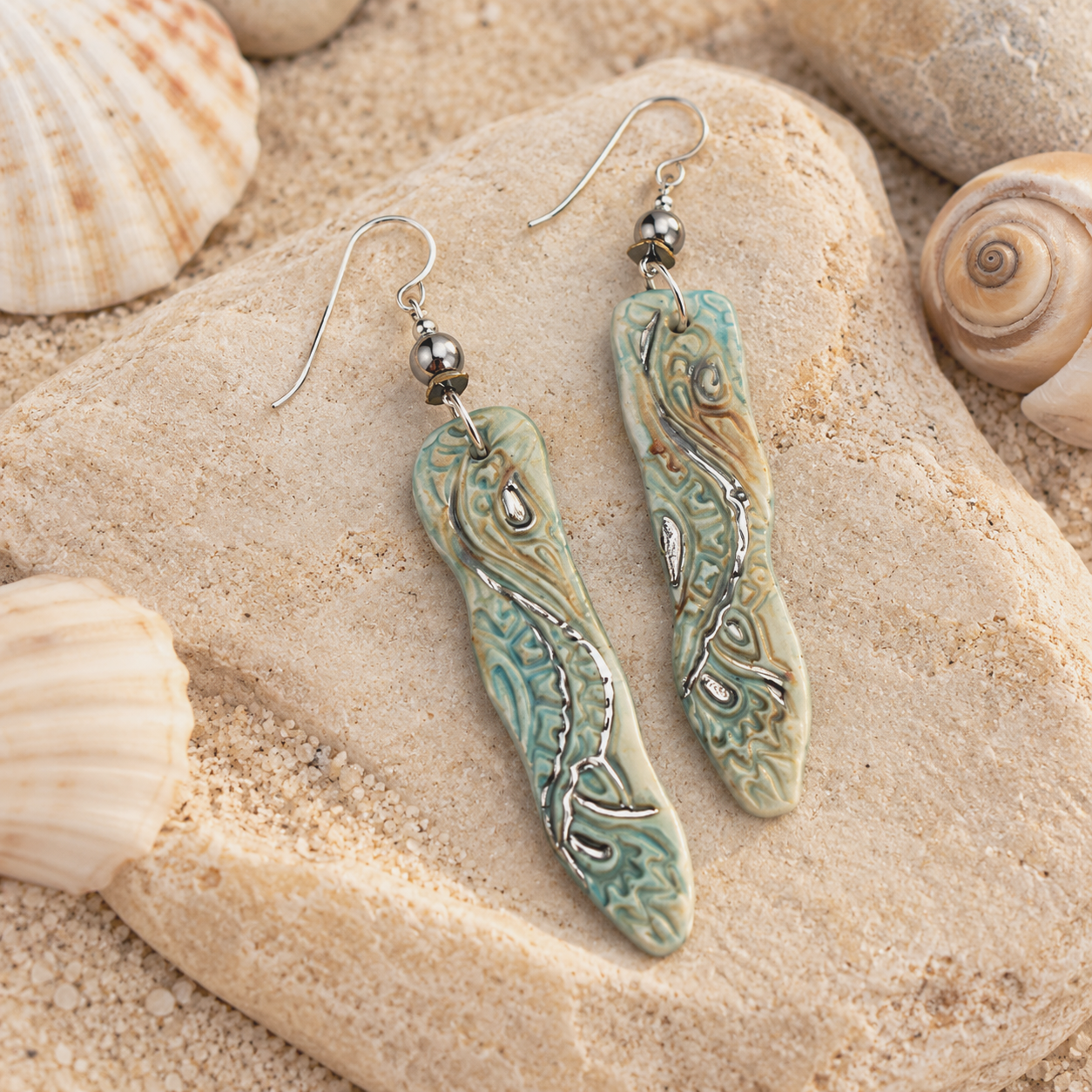 Ancient Tile Earrings