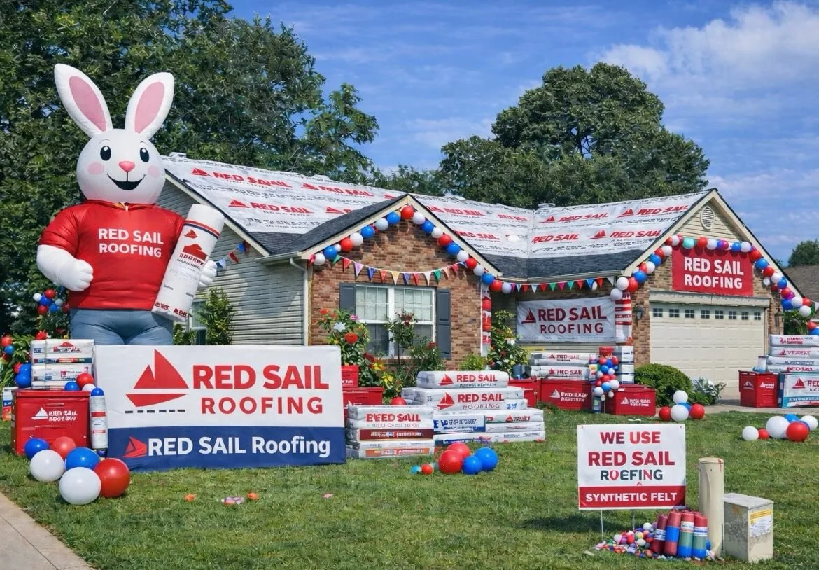 Happy Easter from your local Eggcellent, trusted partner in all your exterior housing needs 🐣 🍳 🐰 #redsailroofing🚩