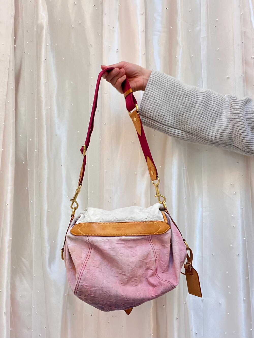 LOUIS VUITTON Denim Sunshine Messenger Rose — MISS LULALA