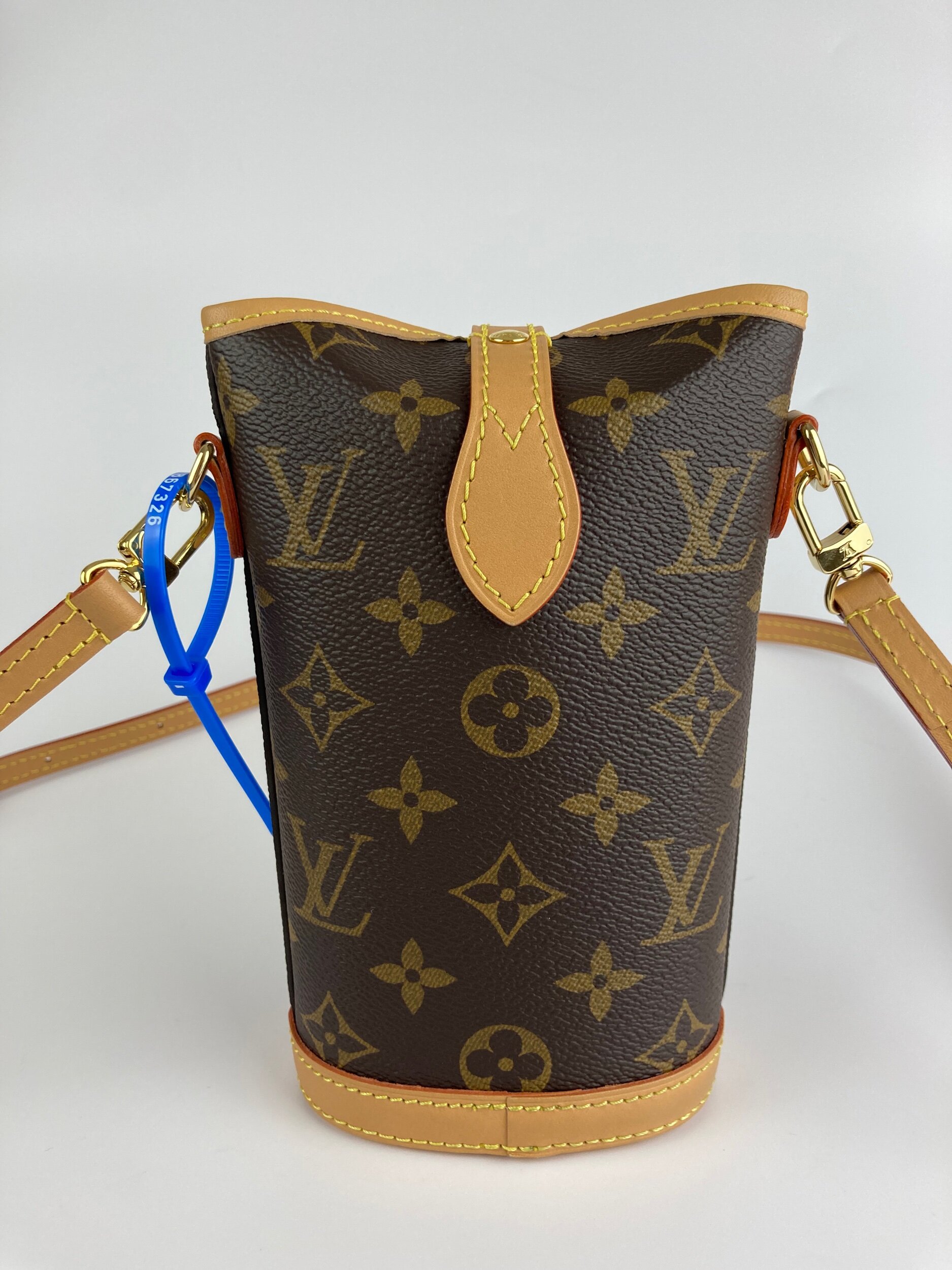 Louis Vuitton Green Khaki Mini Lin Juliette MM Crossbody bag 254lvs212