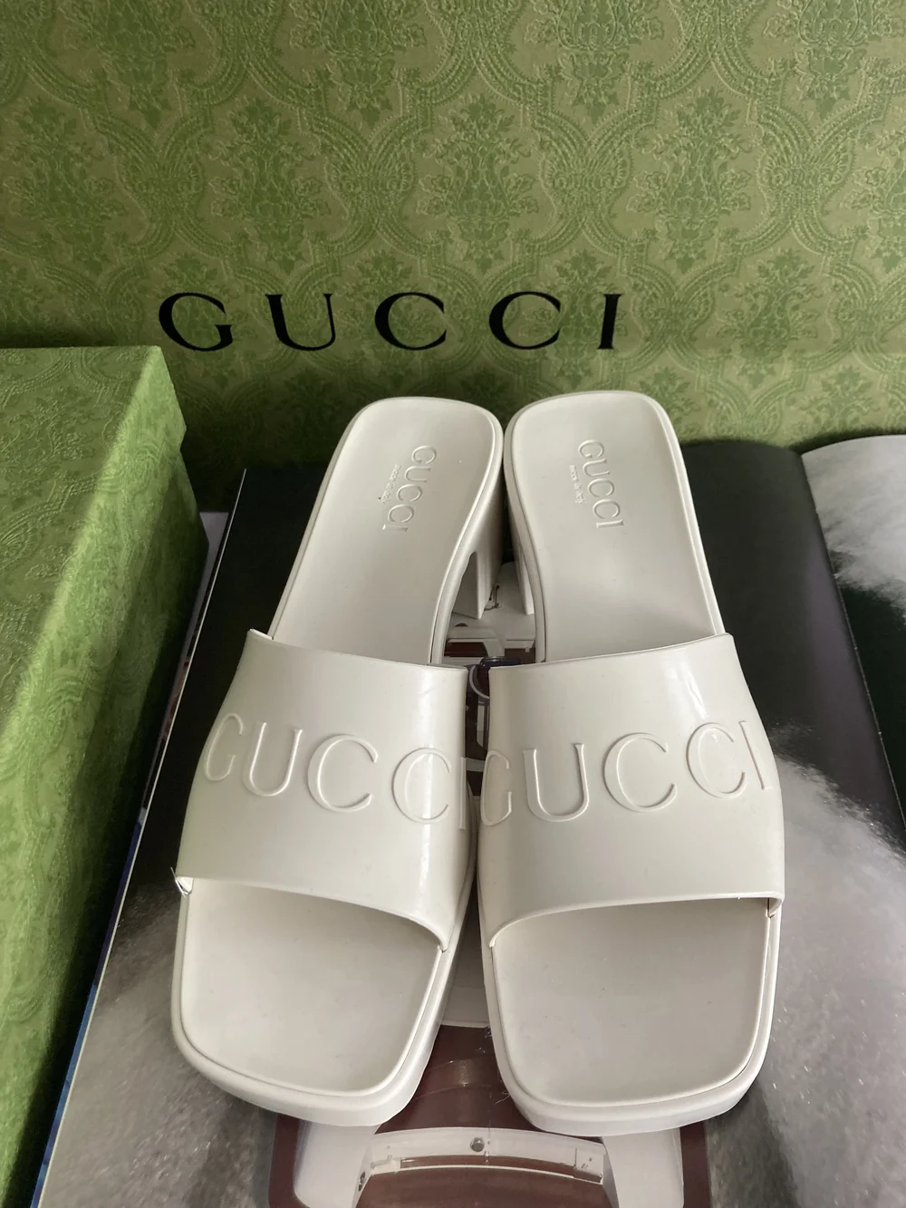 Gucci Jelly Slide Sandals Size 38 — MISS LULALA