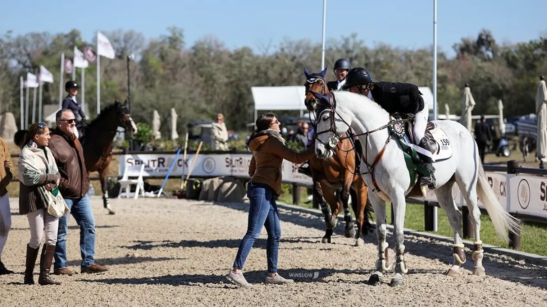 Had a great first week of FEI competition @splitrockjumpingtour Cuba Libre V impressed in her first week of North American competition by picking up a win in the 1.30m, and Licot jumped an incredible couple rounds against stiff competition to place 6