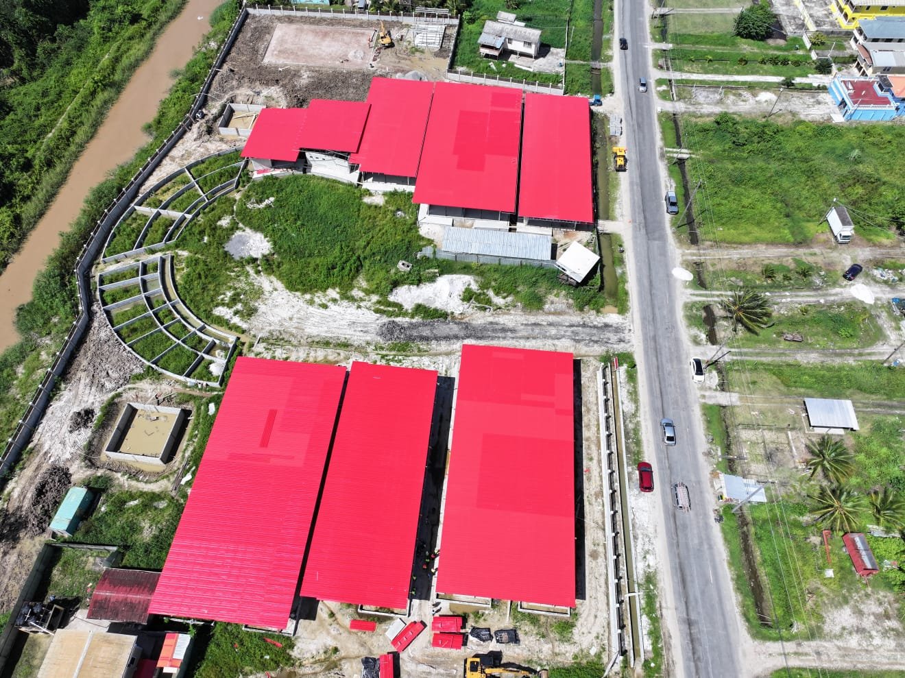 Design and Supervision of a Modern Secondary School at Nismes, WBD, Region 3, Guyana