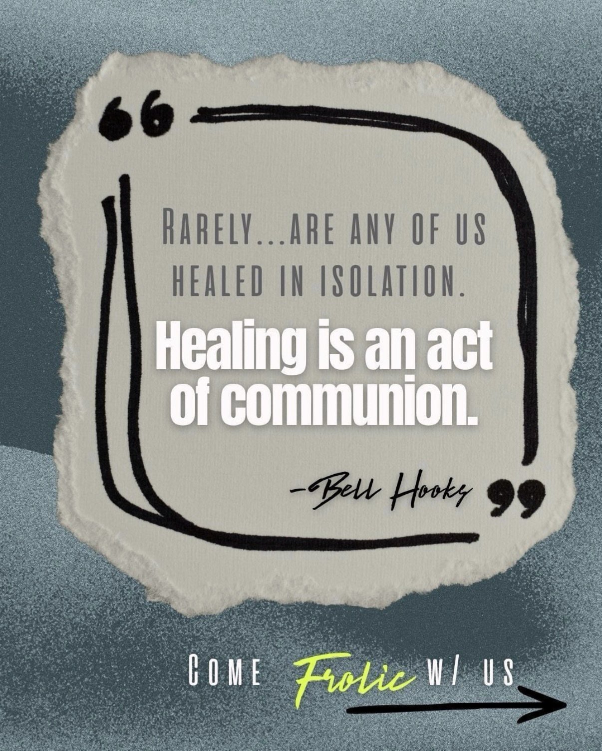 Whew, a word. It takes a village, ALWAYS applies&mdash; even in terms of frolicin&rsquo;! Find people who feed you so you can become who you DESERVE to be!

#BlackMiamiWeekend #FrolicCulture #Frolicin #WeOutside #BlackMiami