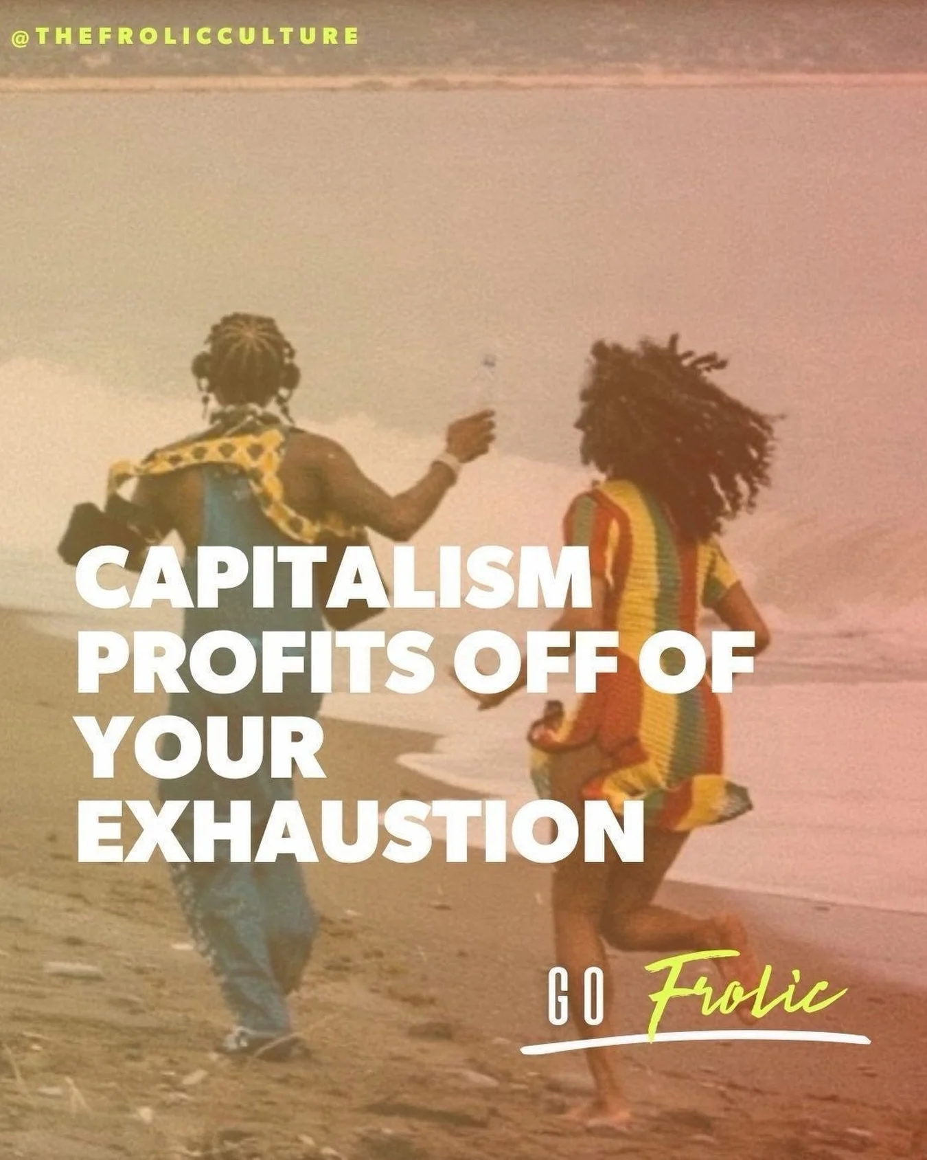 The system wants your burnout. We want your joy.
What&rsquo;s one thing you&rsquo;re doing just for fun this week? 👇🏾 

REST + PLAY x COMMUNITY

#TheFrolicCulture #RestIsResistance #BlackJoyMatters #ChoosePlay #CommunityCare