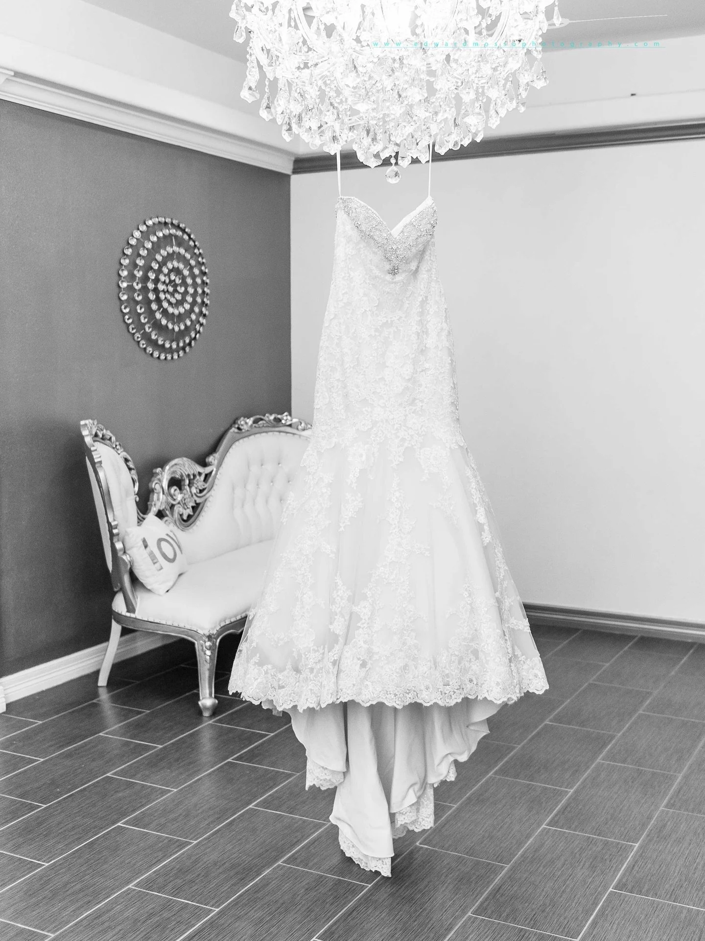 Every bride deserves a moment to shine &mdash; surrounded by sparkle, laughter, and love. ✨ Our chandelier and vanities set the perfect scene for your big day.  #weddings #weddingdress #eeddinginspiration #weddingsinhouston #receptionhall #bridalsuit