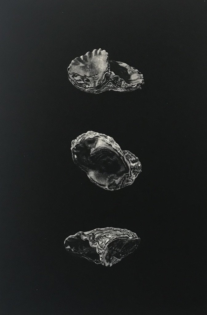 Shifters. Ed. 10. 22.5x15 inches. Mezzotint on rag paper.
