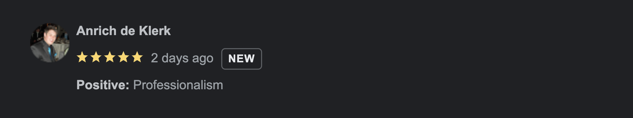 Renewable Plumbing and Solar Experts Review Testimonial 1 - Ballito Plumber.png