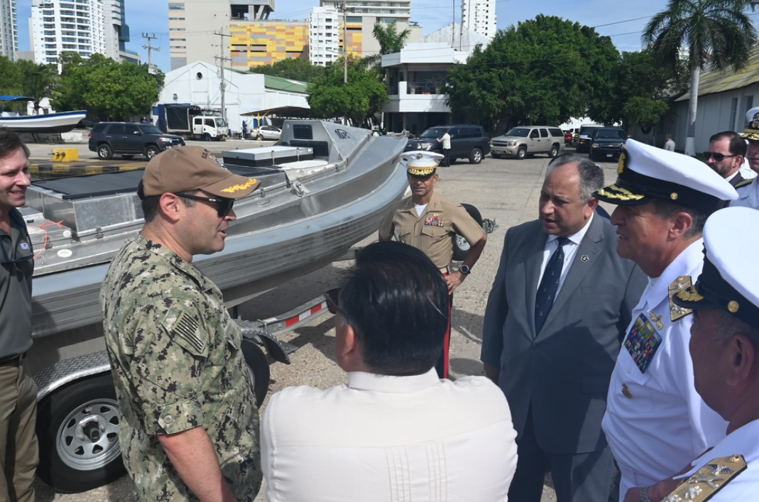 U.S. Secretary of the Navy visits UNITAS LXIV