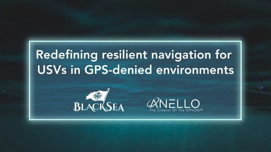 ANELLO Photonics Wins Design-In on BlackSea’s Autonomous Chaser Maritime Platform