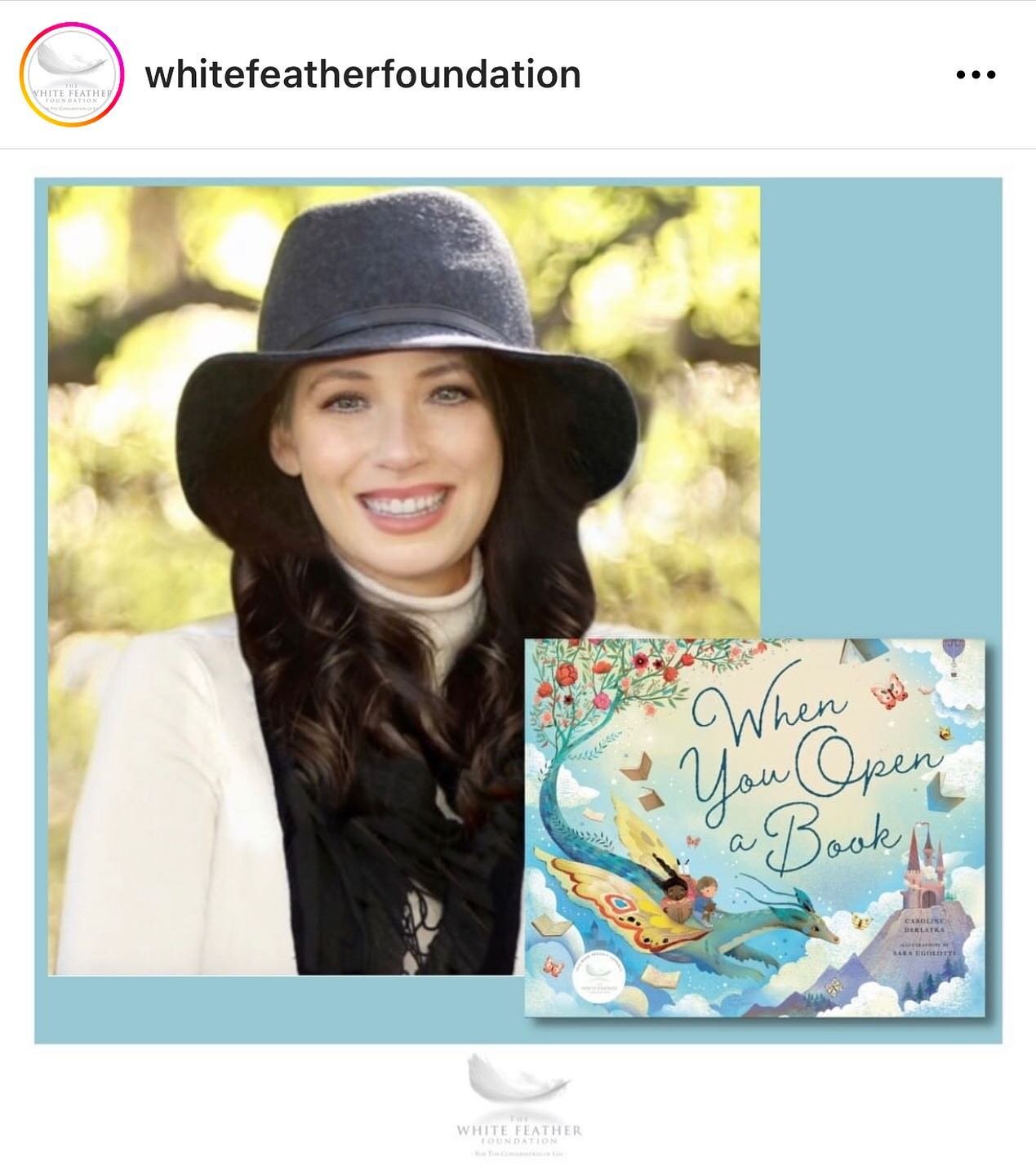 :) https://whitefeatherfoundation.com/news/peace-in-those-places-a-discussion-with-author-caroline-derlatka/