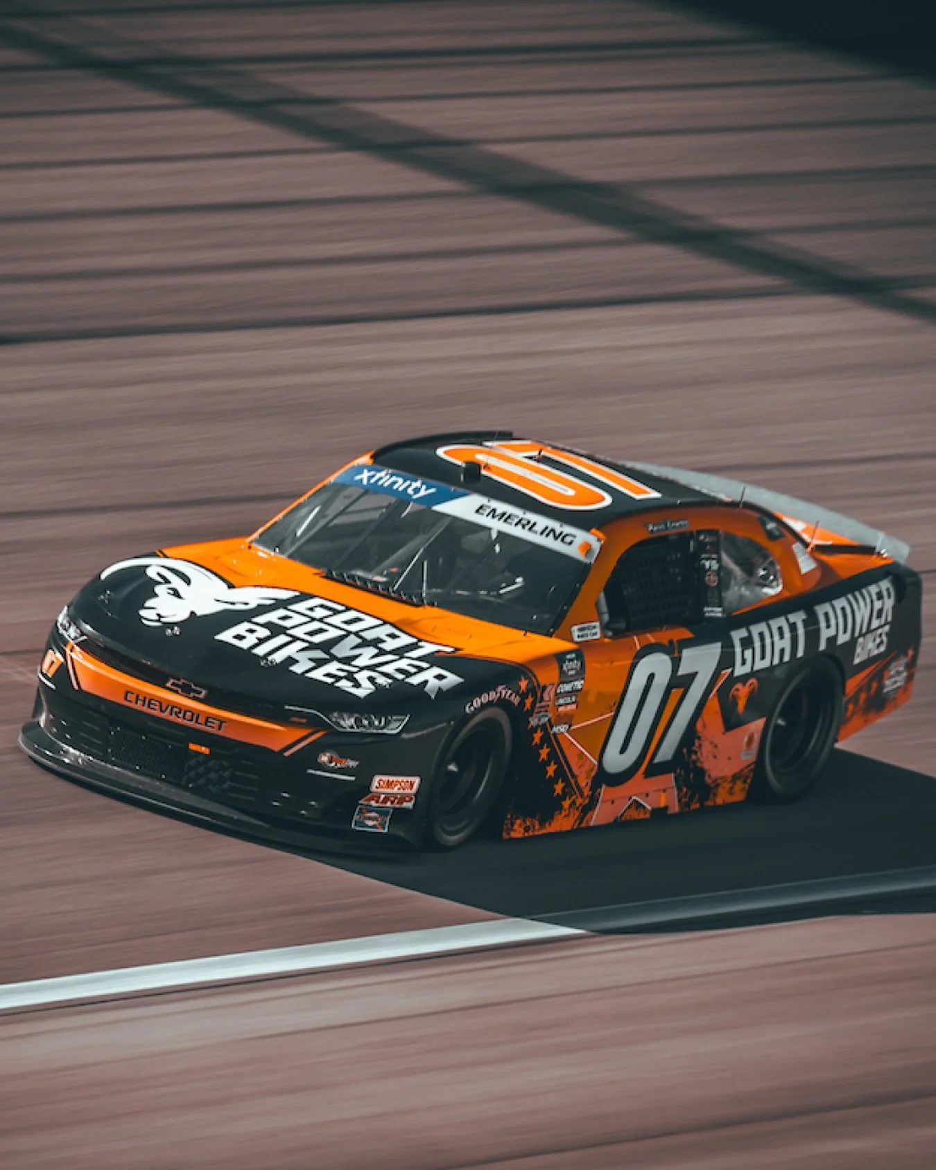 @goatpowerbikes &mdash; 3/3

Goat Power Bikes on track at Las Vegas Motor Speedway driven by @patrickemerling.

A defining moment that elevated the brand&rsquo;s legitimacy, drove meaningful growth, and opened the door to new partnerships.

Made poss