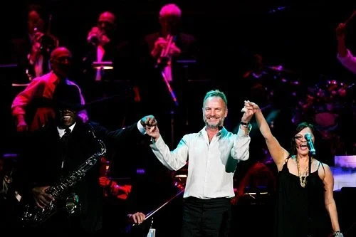 At The Rain Forest Concert w/Sting