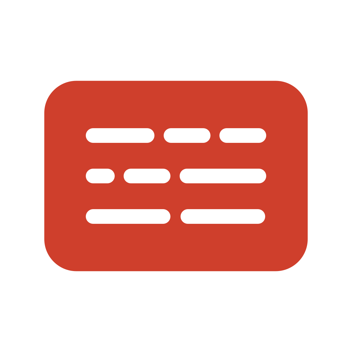 Red brick with black horizontal lines.