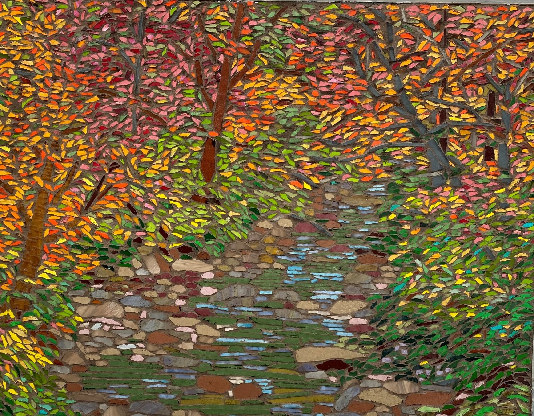 Wissahickon Creek in Fall, 17”x 13.5,” value $1050.00, in stock