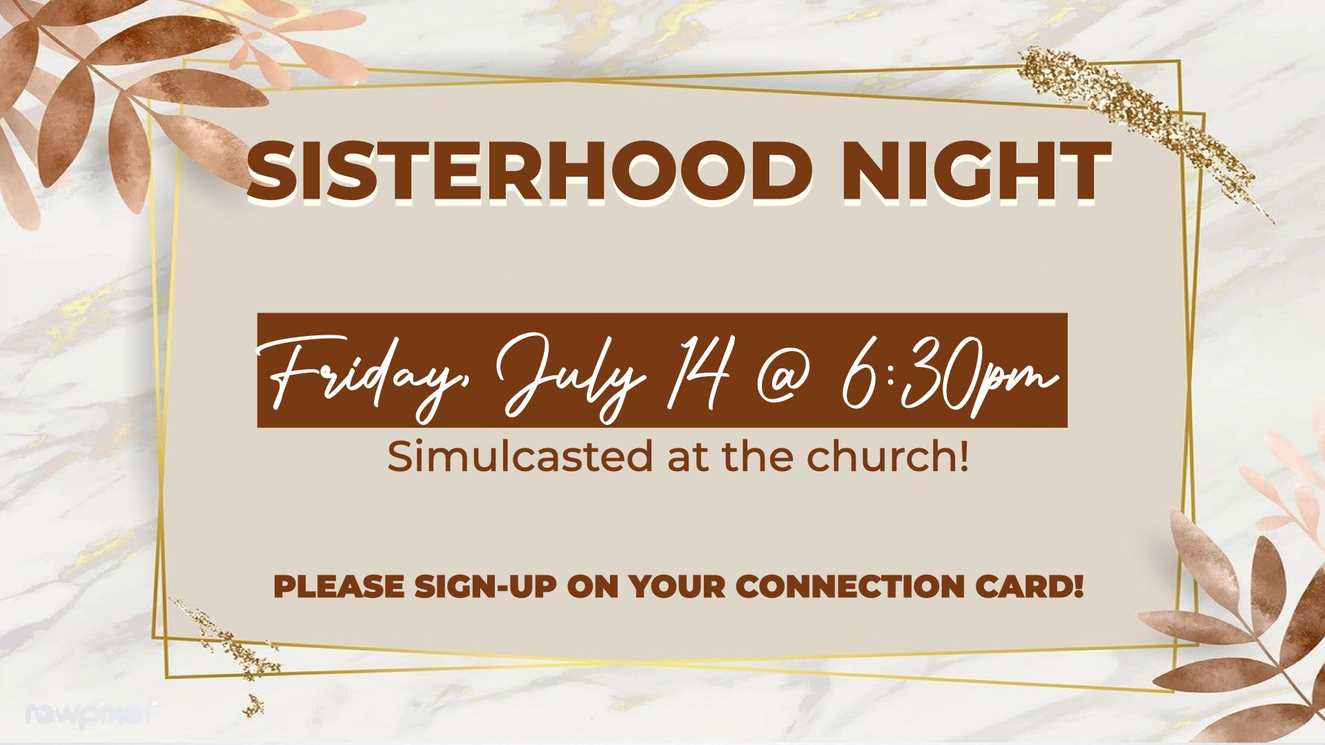 Sisterhood Night