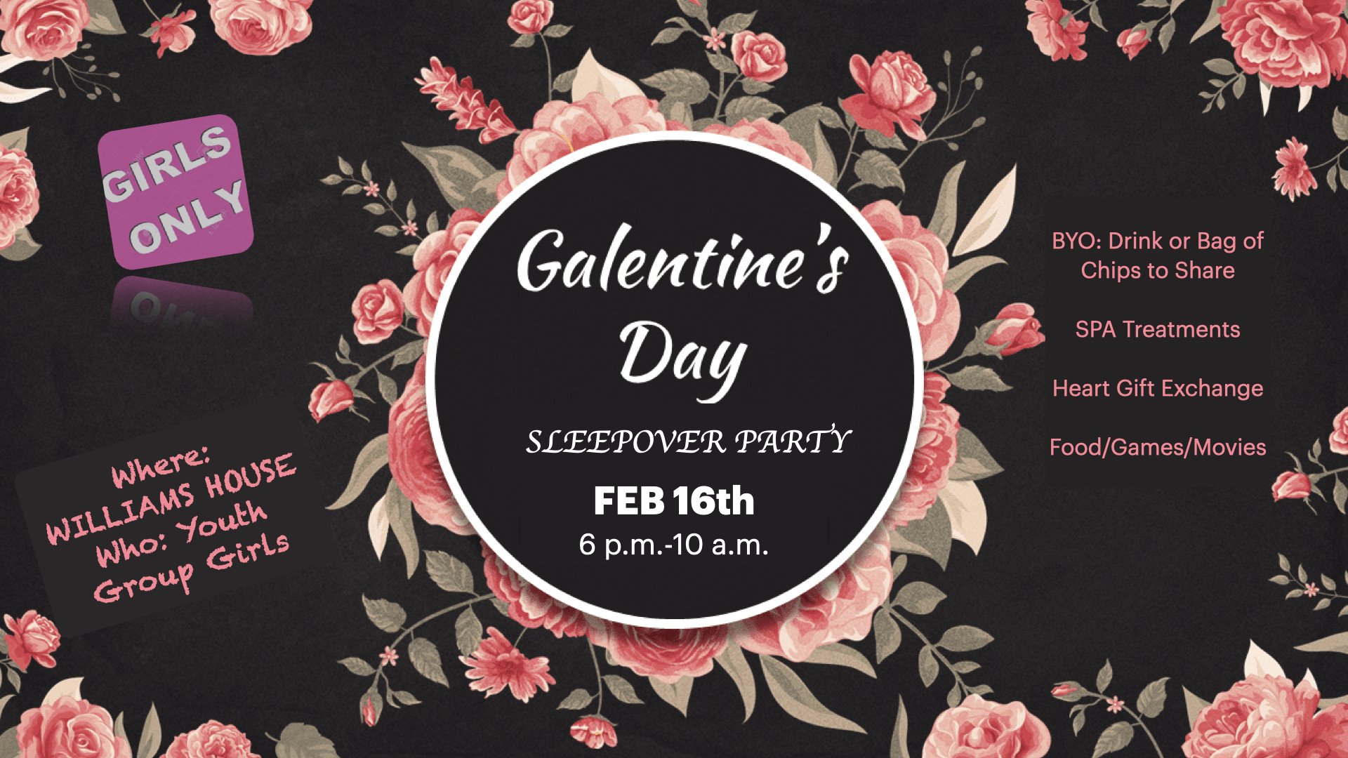 Elevate Youth Galentine's Party