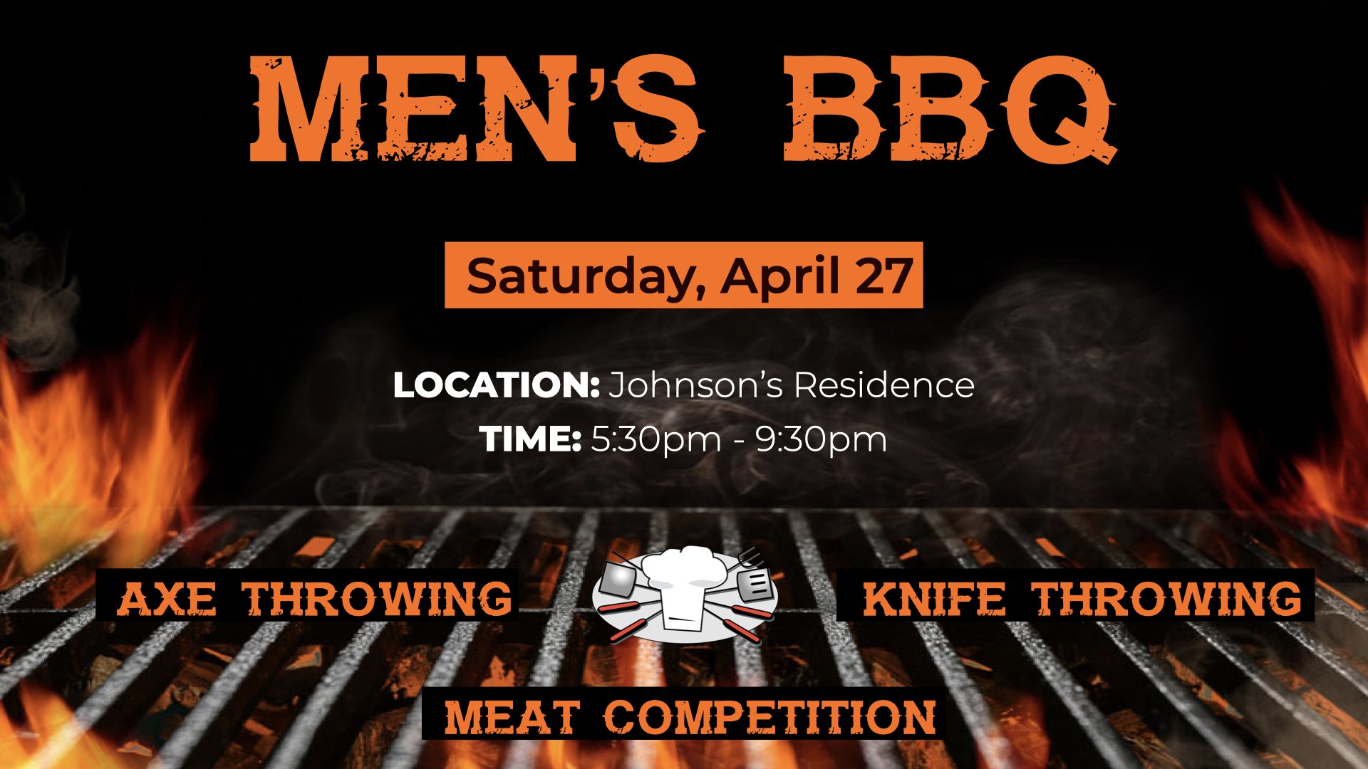 Men’s Spring BBQ Night