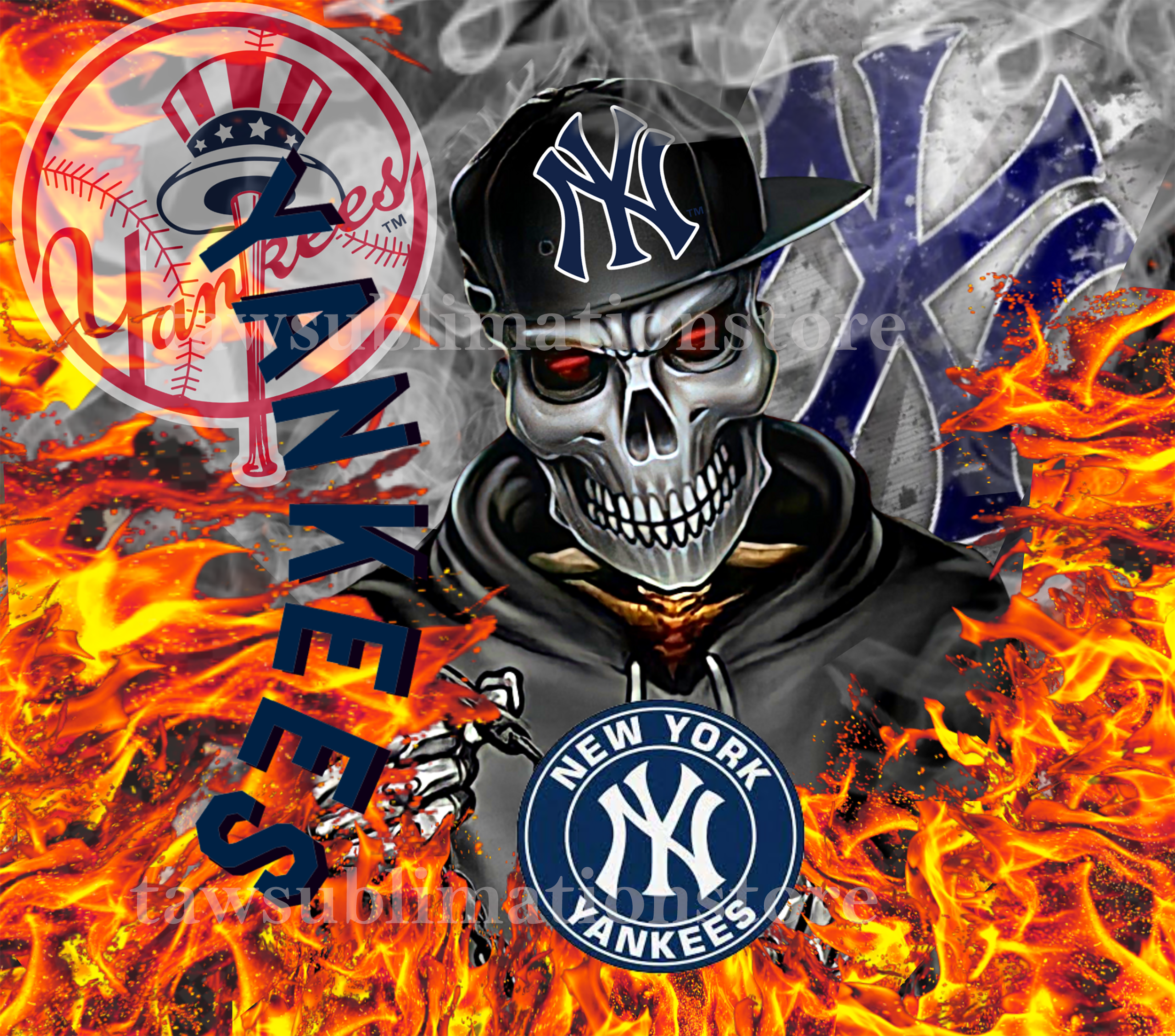 New York Yankees 20oz Botanical Stainless Steel Tumbler – Logo Brands