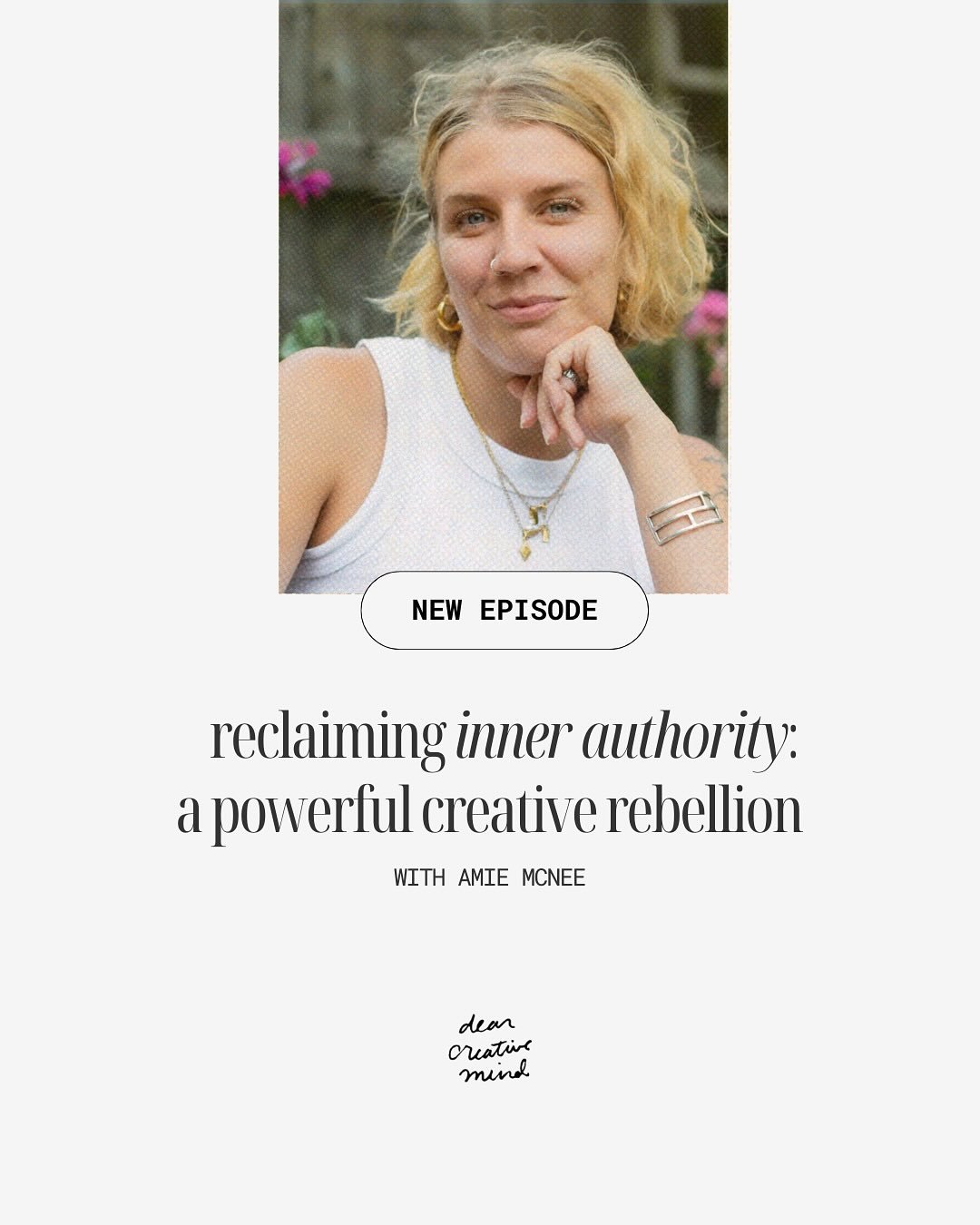 [new episode]

I&rsquo;m so excited to finally share this beautiful conversation with you! 🥰

(ps. There&rsquo;s a personal message for you on slide 2 of this post!)

Today, I&rsquo;m joined by Amie McNee (@inspiredtowrite ) author, speaker, and pod