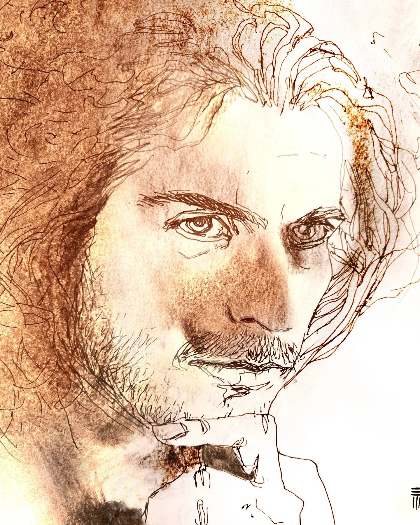 Giuseppe
8-10-25
mixed media, charcoal and ink.