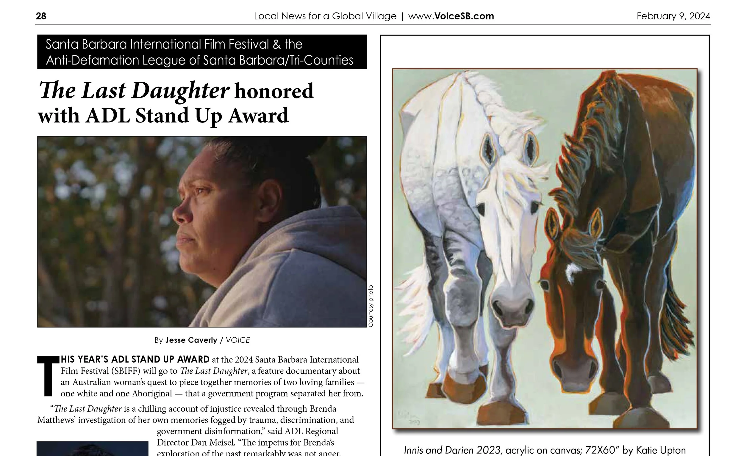 SBIFF: The Last Daughter honored with ADL Stand Up Award