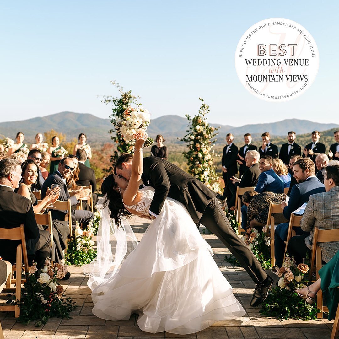 “Spanning 8 different states, the majestic Blue Ridge Mountains are home to some incredible wedding locations where you can say “I do” with a breathtaking view. From a Scottish-style castle in North Carolina to a picturesque winery