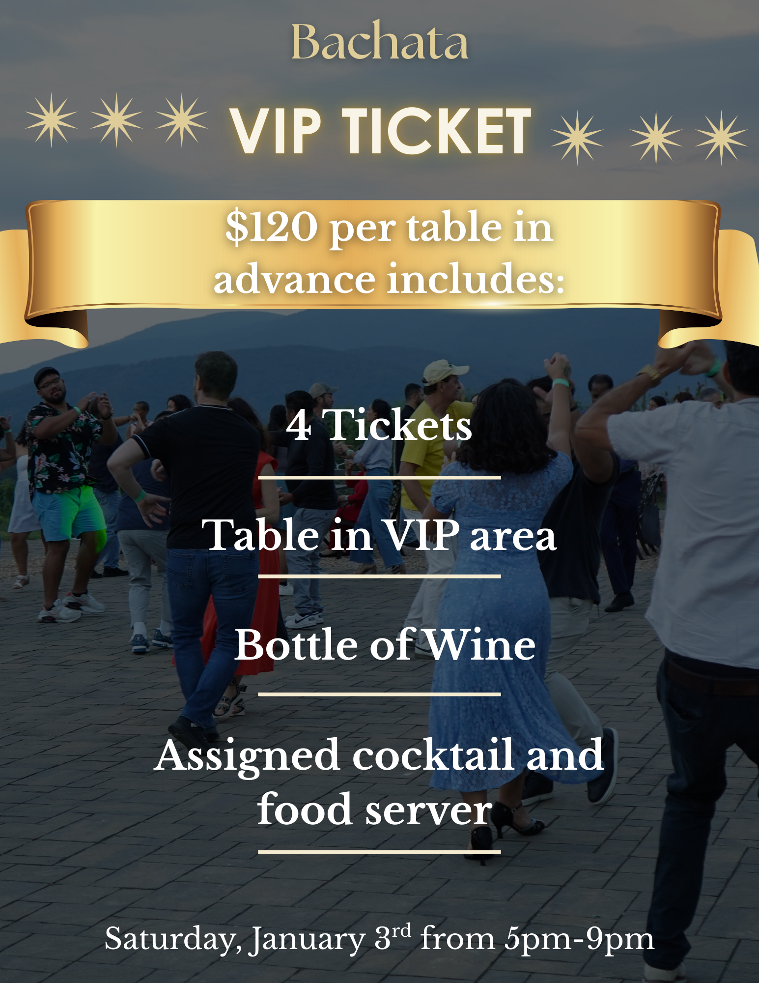 Bachata VIP Ticket (In Advance)