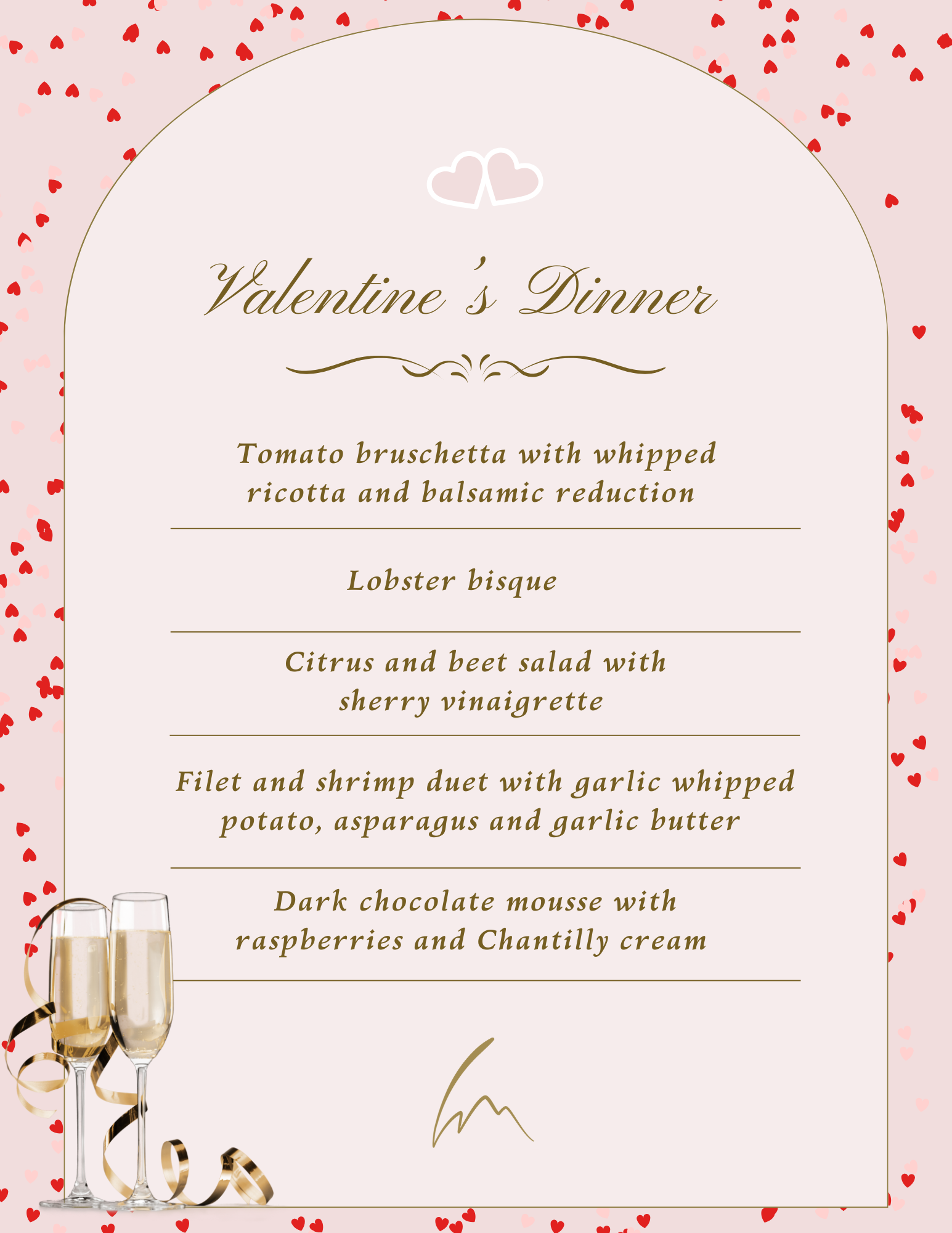 Valentine's Day Secret Supper