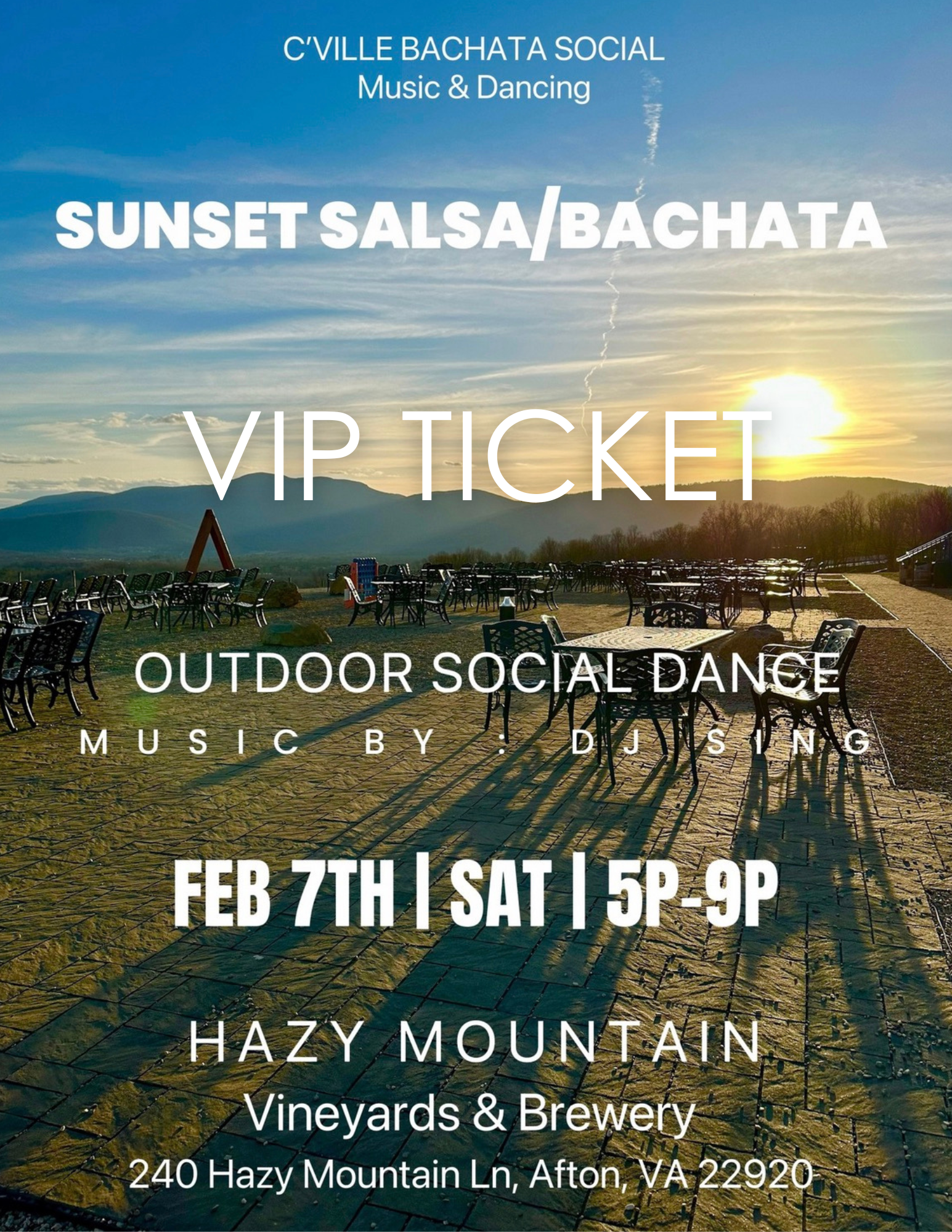 Bachata VIP Ticket
