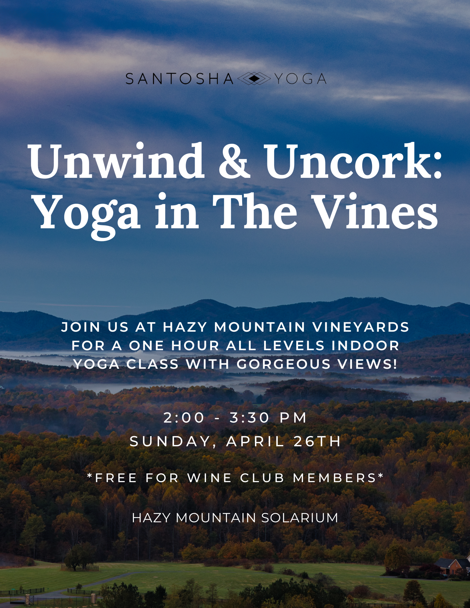 Yoga in The Vines