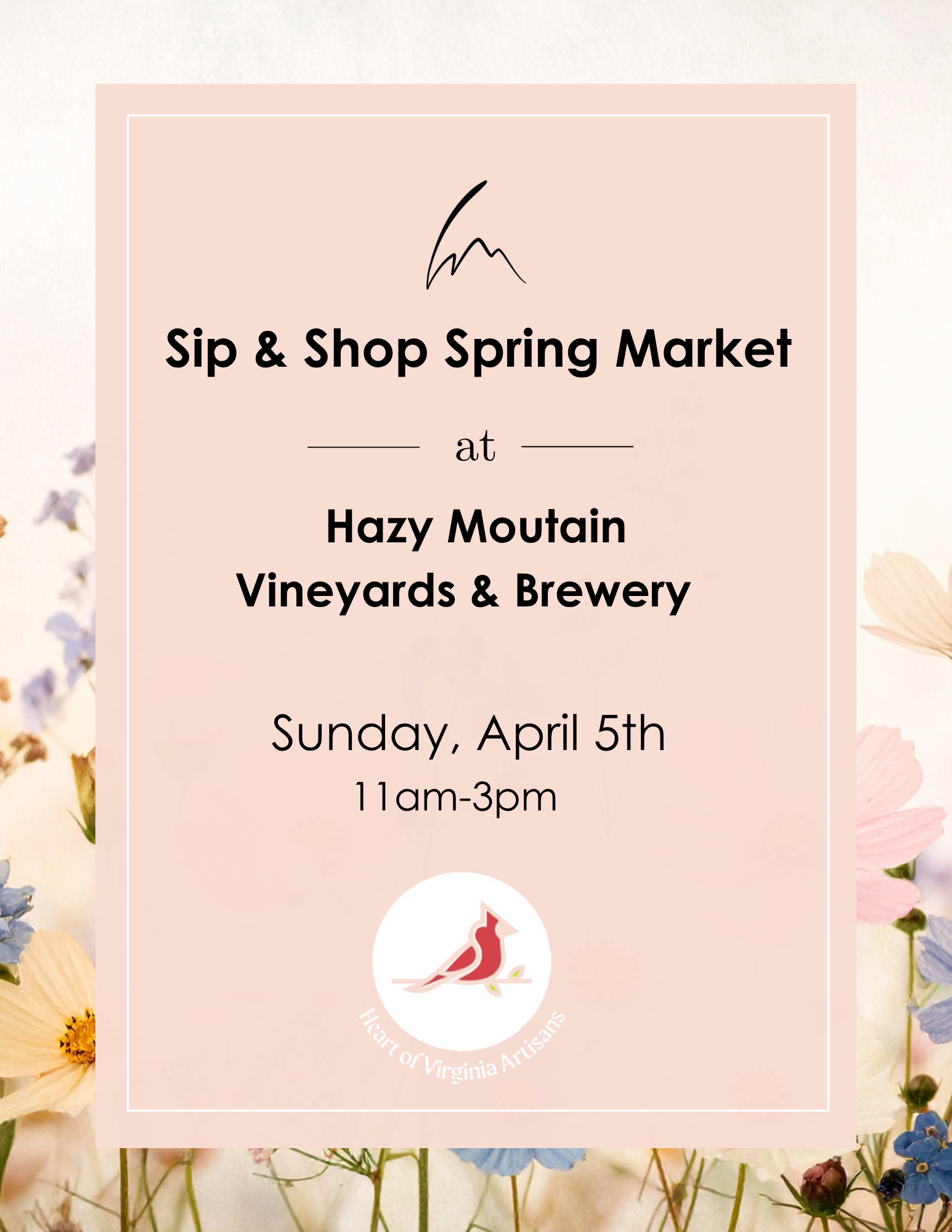 Sip and Shop Spring Market