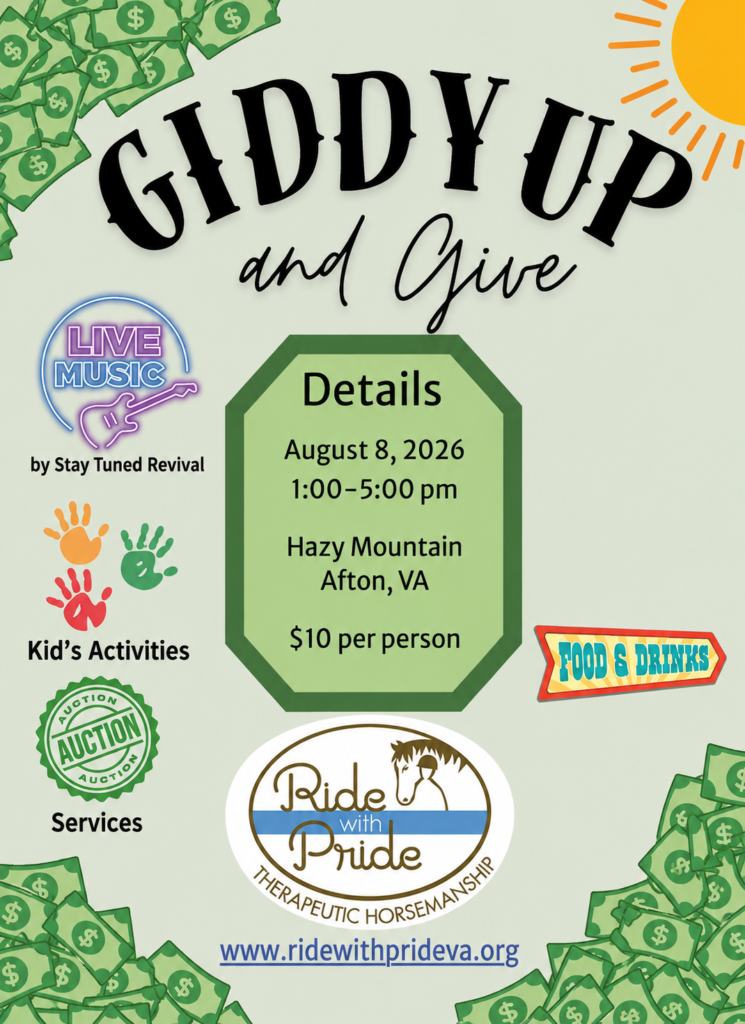 Ride with Pride - Giddy up and Give