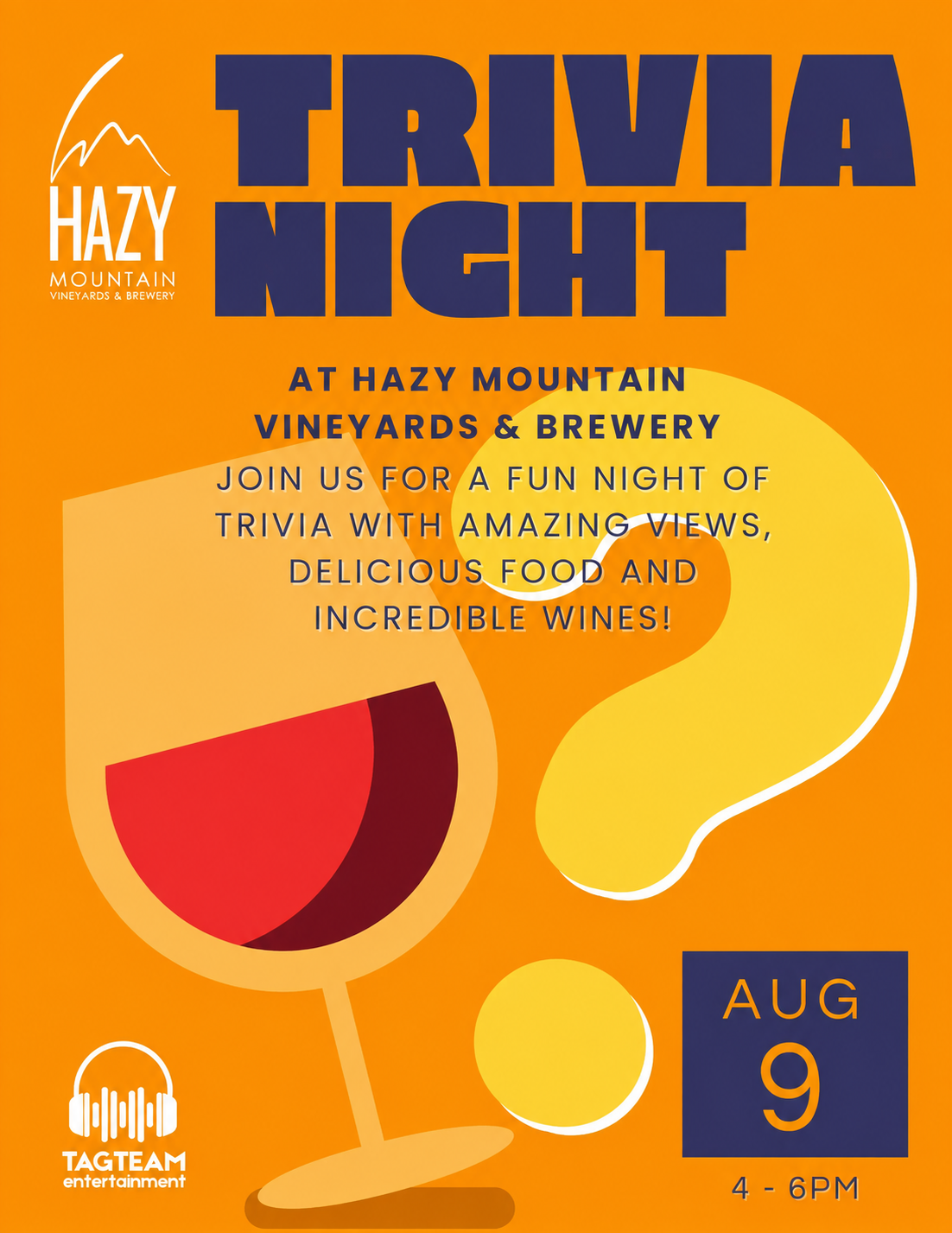 August trivia WITH TAG TEAM ENTERTAINMENT