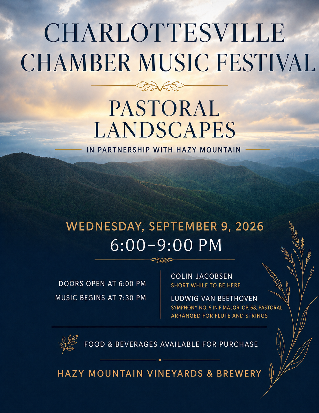 C-VILLE CHamber music festival - Pastoral Landscapes