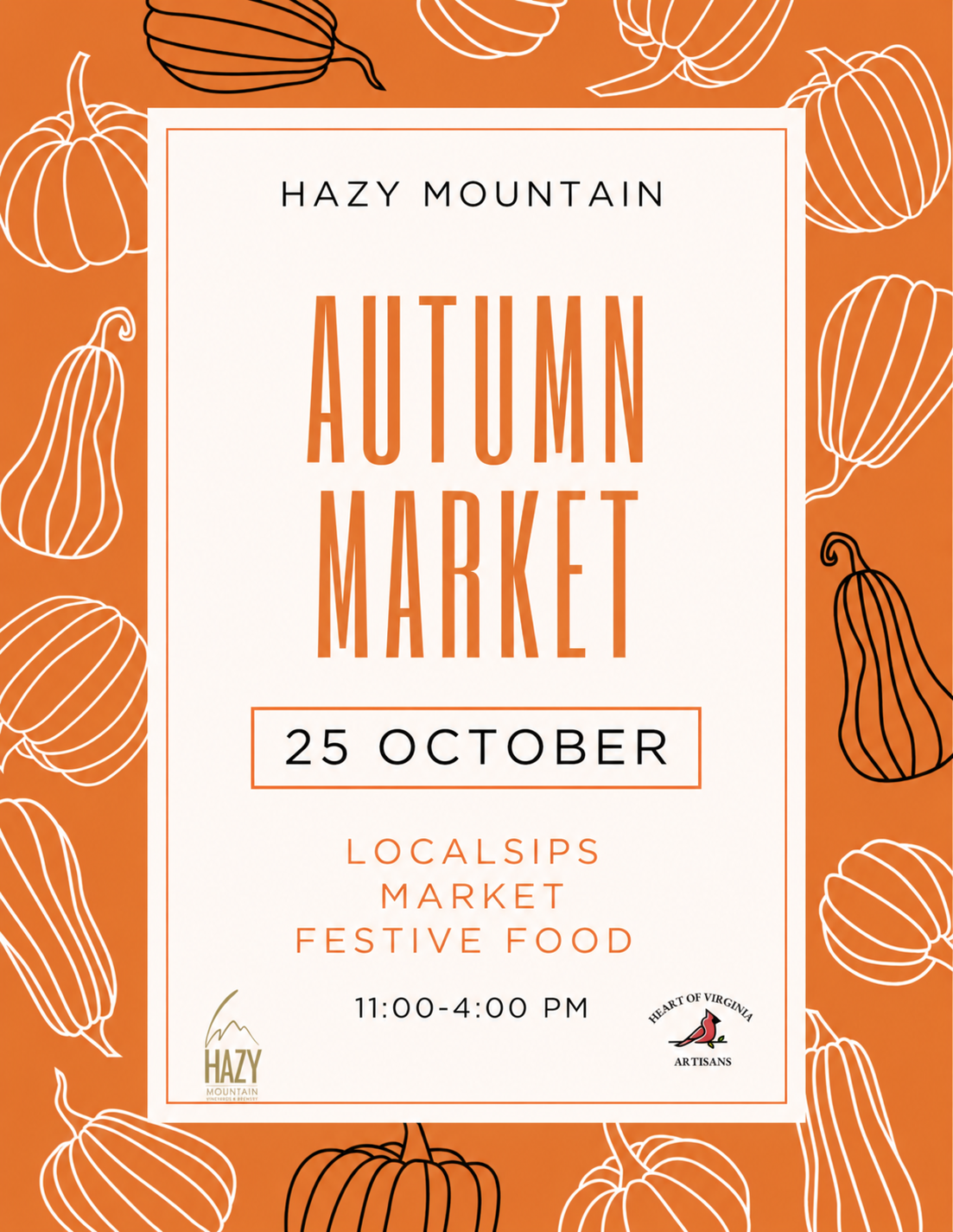 Heart of Virginia Artisans AUTUMN MARKET @ Hazy Mountain 