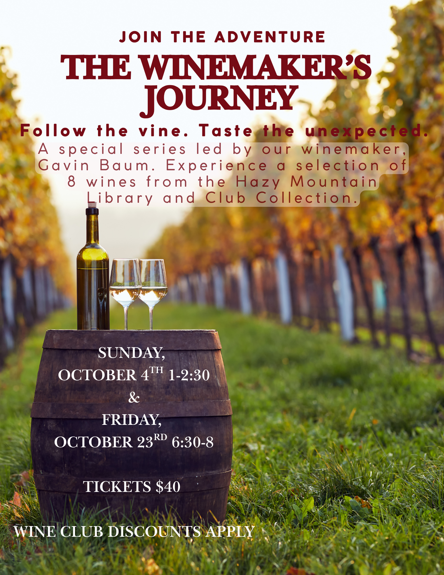 The Winemaker's Journey Part 1 