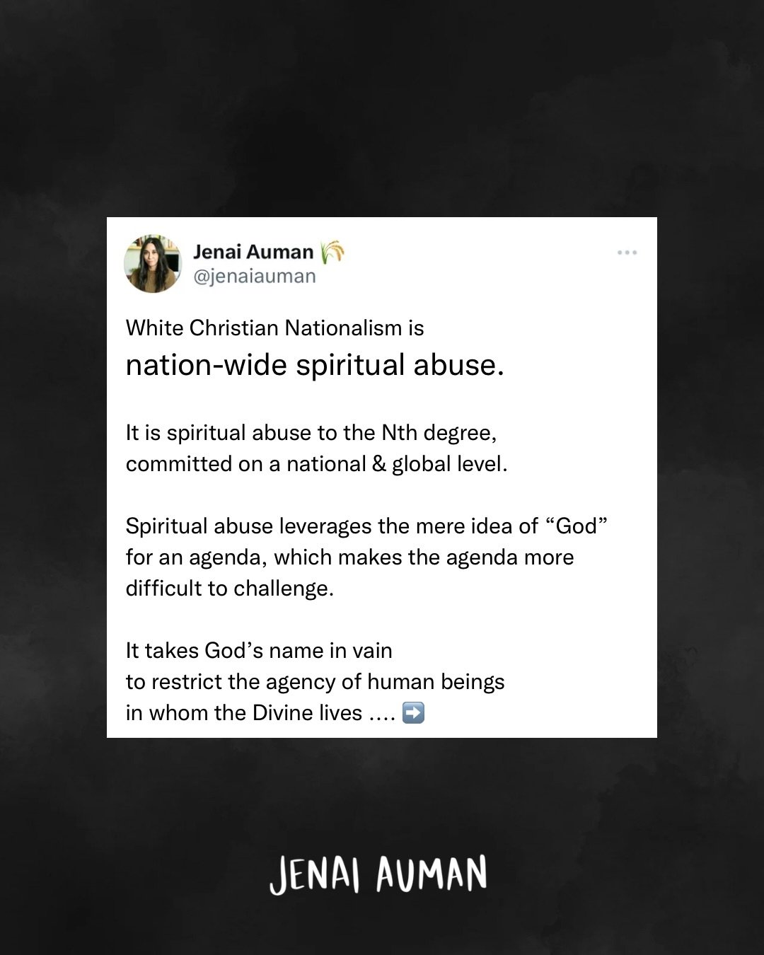 Confession: I had such a guttural response when I saw this post on Threads because it was my former church. (See 2nd to last slide.)

They had changed their name. I shared plenty about the spiritual abuse that was prevalent there. This sentiment&mdas